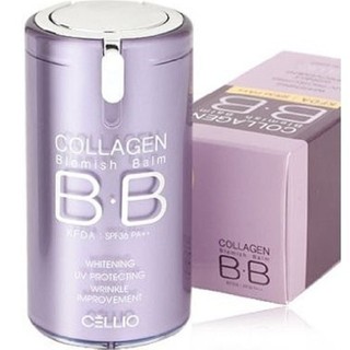 Kem nền bb collagen cellio tông 21 da tự nhiên spf40 pa+++ 40ml chính hãng