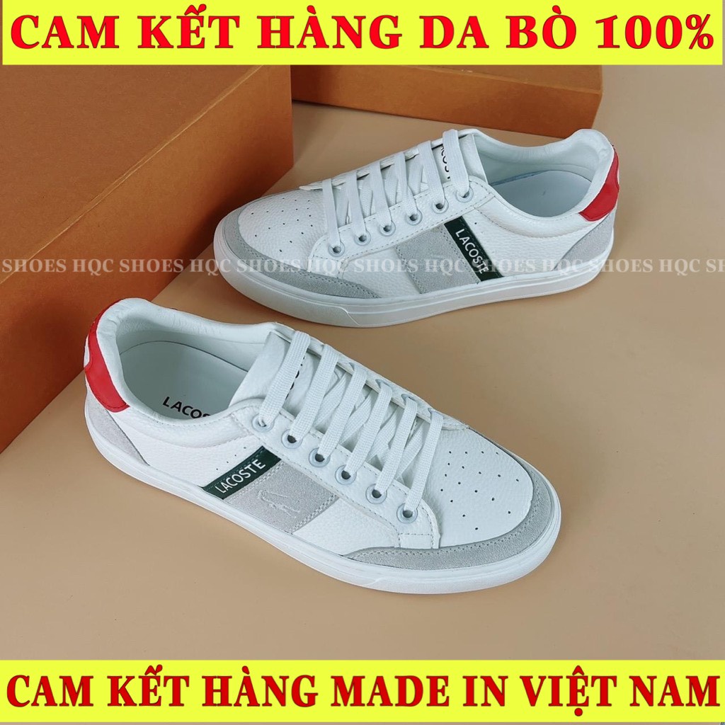 Giày da nam da bò thật phong cách thể thao trẻ trung năng động HQ068