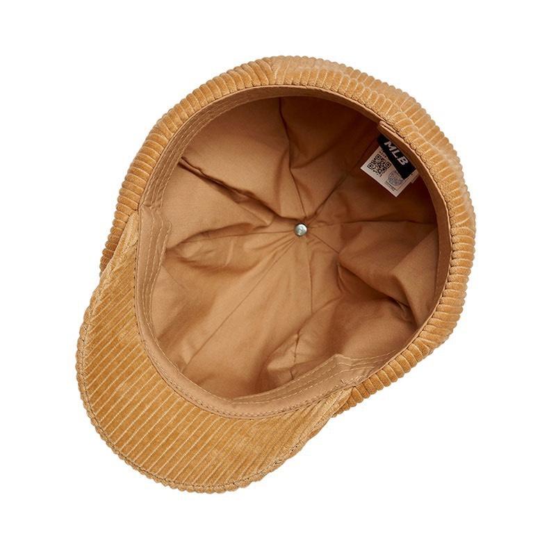 Mũ Nồi Có Mũi Chất Nhung Gân Màu Đen/Nâu/Be Thêu Logo Nổi Dn.Storevnxk