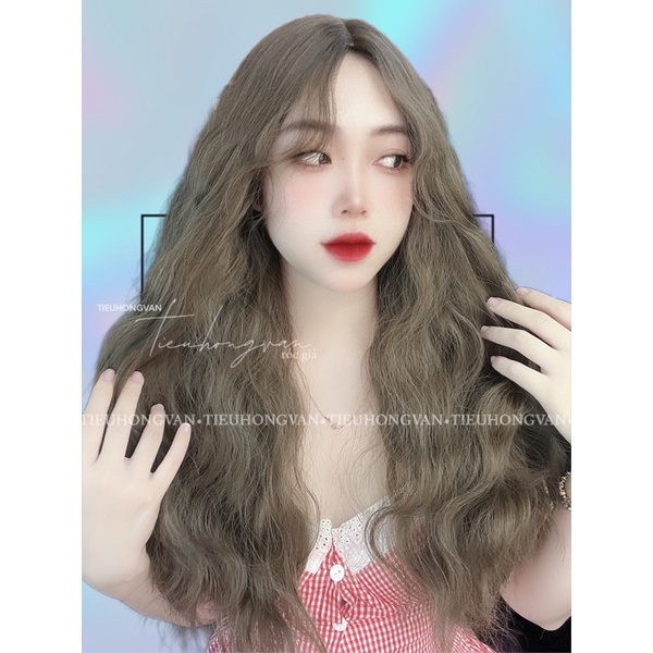 TÓC NGUYÊN ĐẦU 2 MÁI XÙ HIPPIE - 55cm