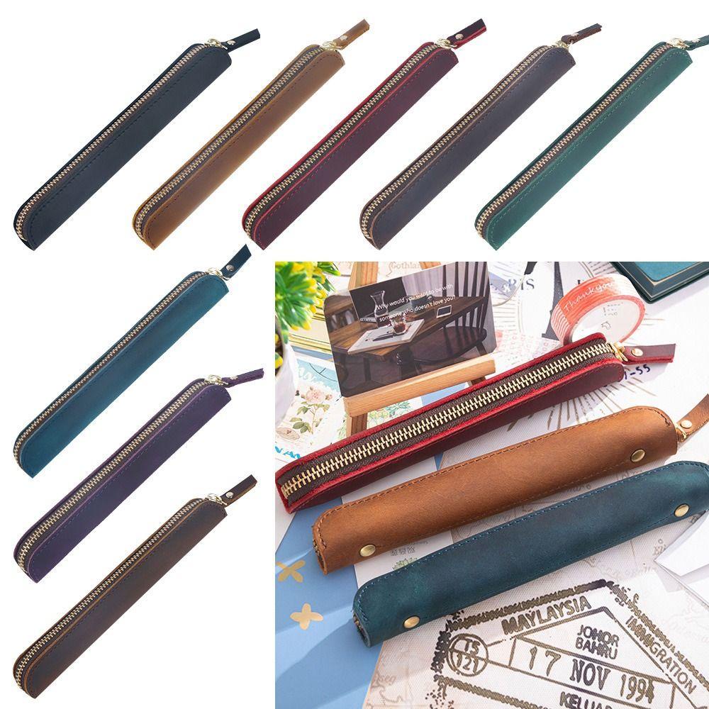 CHOOKEY Túi Đựng Bút Phong Cách Retro