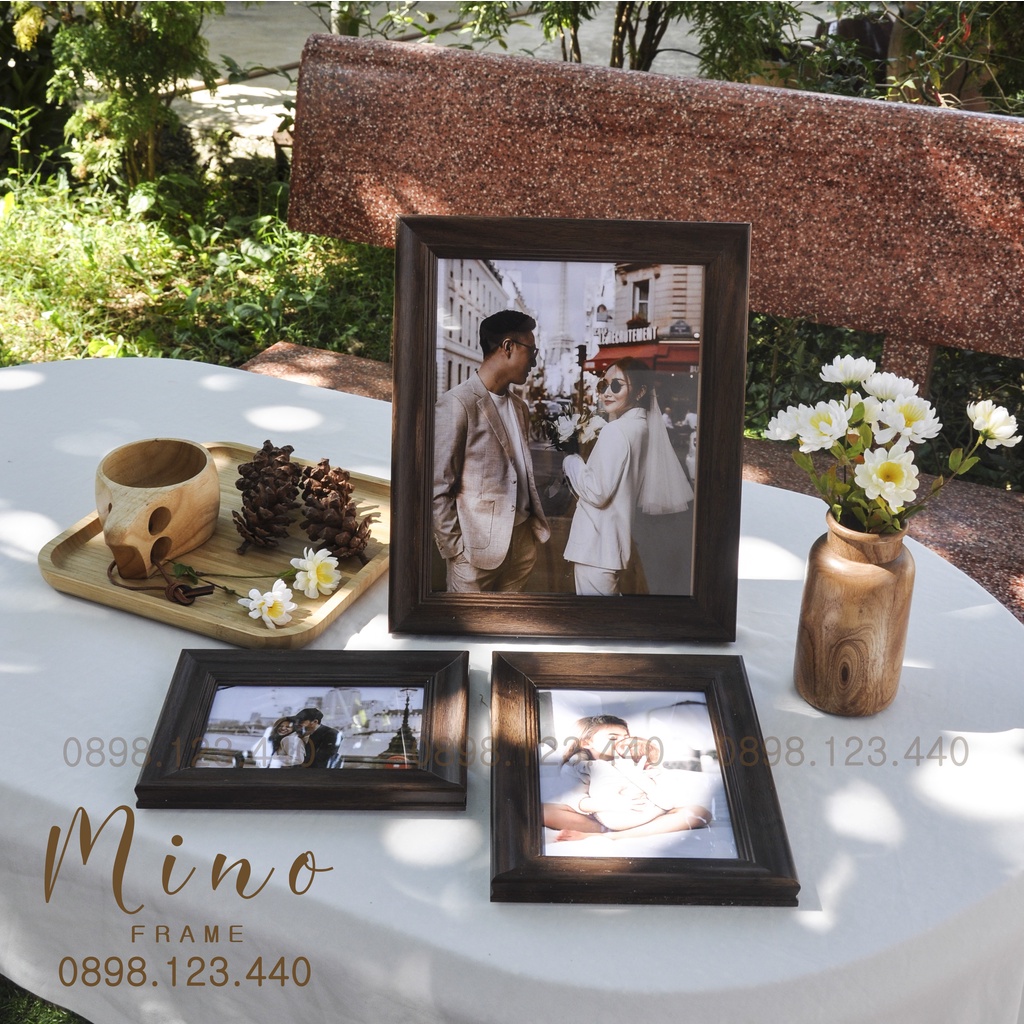 Khung Ảnh Để Bàn, Làm Quà Tặng Trang Trí Mino Frame