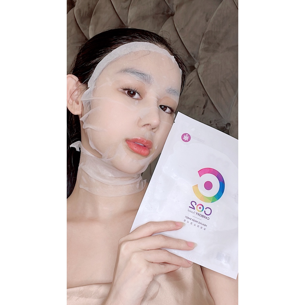 Bộ thải độc sạch sâu căng bóng CO2 Carboxy Sound Ribeskin giúp da trẻ hóa, trắng mịn, hồng hào và ngừa mụn