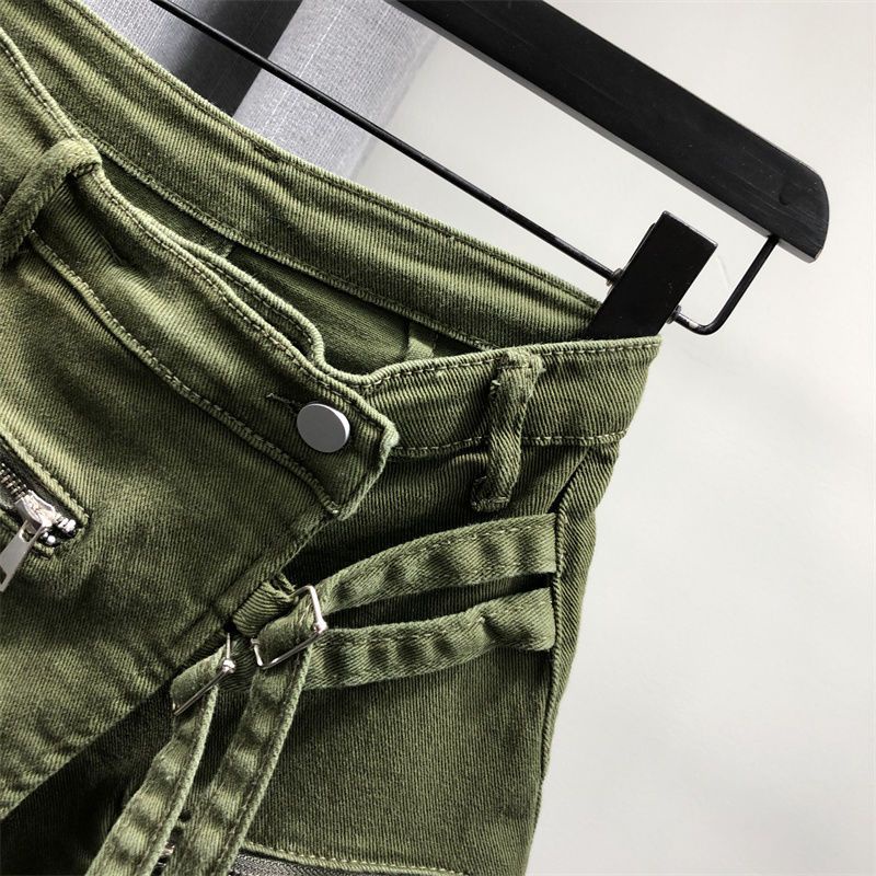 Quần Short Jean Giả Váy Hai Mảnh Phong Cách Mới Mùa Hè Cho Nữ