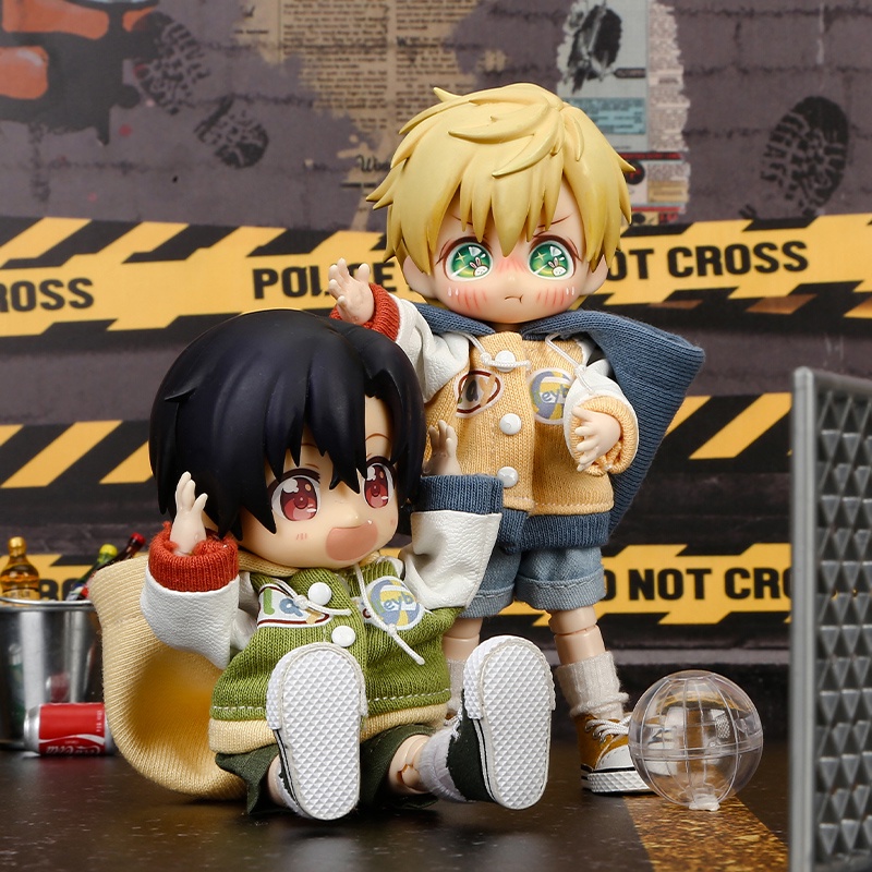 Áo Khoác Có Mũ Trùm Đầu OB11 YMY Cho Búp Bê GSC nendoroid obitsu11 1 / 12 BJD BODY9 UFdoll