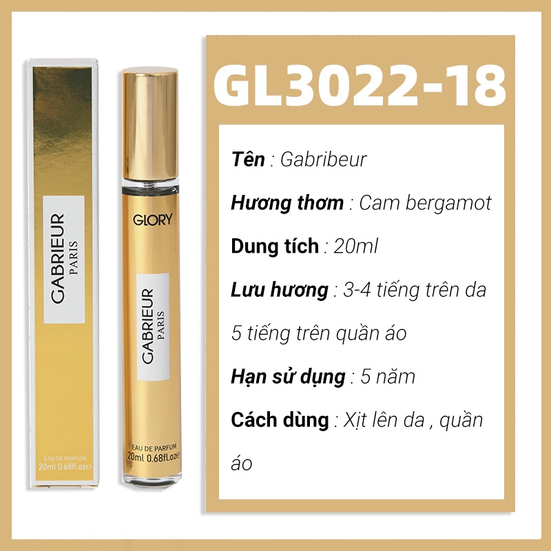Nước hoa nam, nữ LOVALI 4-5h lưu hương chính hãng dịu nhẹ, cuốn hút cho học sinh, sinh viên 20ml LK03