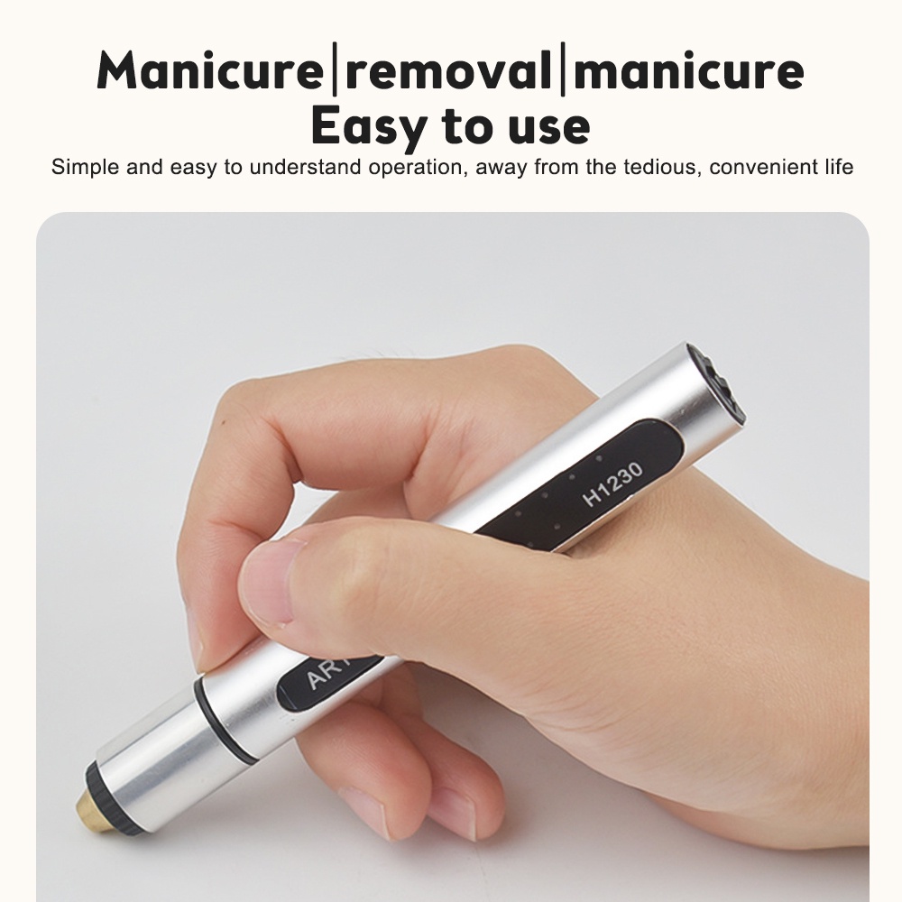 Bút mài dũa móng tay ADIEEPEN hoạt động điện không dây 3 tốc độ điều chỉnh sạc lại được tiện lợi