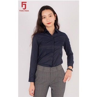 Áo sơ mi Thái Hòa họa tiết ô vuông nhỏ đủ màu 0298