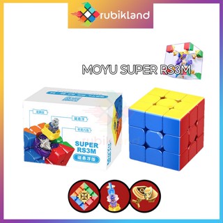 Rubik 3x3 Super RS3M 2022 Maglev MoYu MF3RS3 M Rubic Nam Châm 3 Tầng Stickerless 3x3x3 - Rubik Land