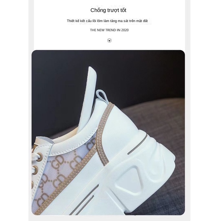 CHZK Giày thể thao nữ caro kiểu mới phong cách cá tính chất vải đi chơi đi học siêu HOT