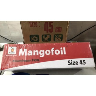 Giấy bạc Mangofoil,nướng thực phẩm, nướng thịt, nướng cá,nướng hải sản 45cm x 5kg