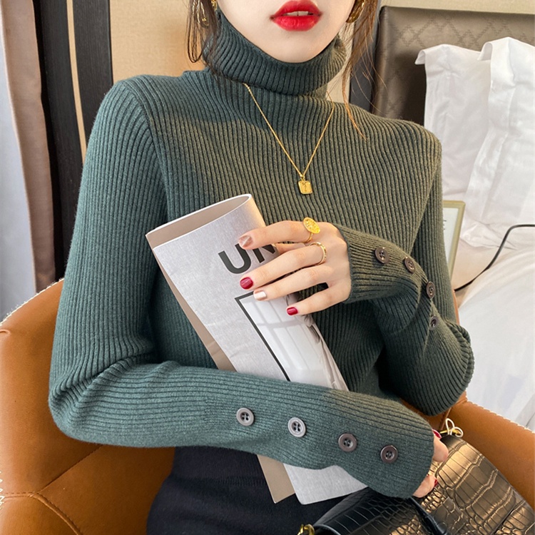 NRVP Áo Sweater Dài Tay Thiết Kế Đơn Giản Thời Trang Theo Phong Cách Hàn Quốc Cho Nữ