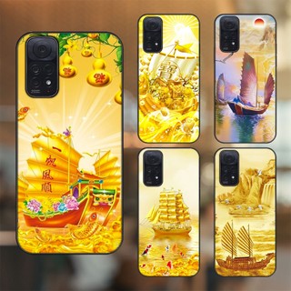 Ốp lưng Xiaomi Redmi Note 11, Note 11s viền đen in hình Phong Thuỷ Tài Lộc Thuận Buồm Xuôi Gió
