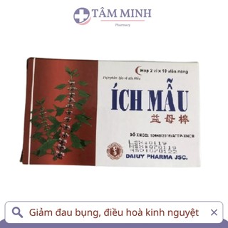 ÍCH MẪU HỖ TRỢ ĐIỀU HOÀ KINH NGUYỆT, CÂN BẰNG NỘI TIẾT TỐ NỮ HỘP 20 VIÊN