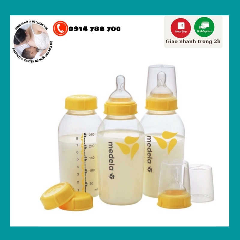 Bình trữ 250ml/ hoặc có núm