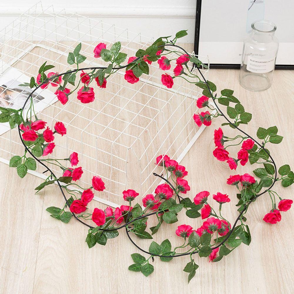 Vòng Hoa Nhân Tạo Màu Xanh Lá Dùng Trang Trí Nhà Cửa / Tiệc Tùng DIY