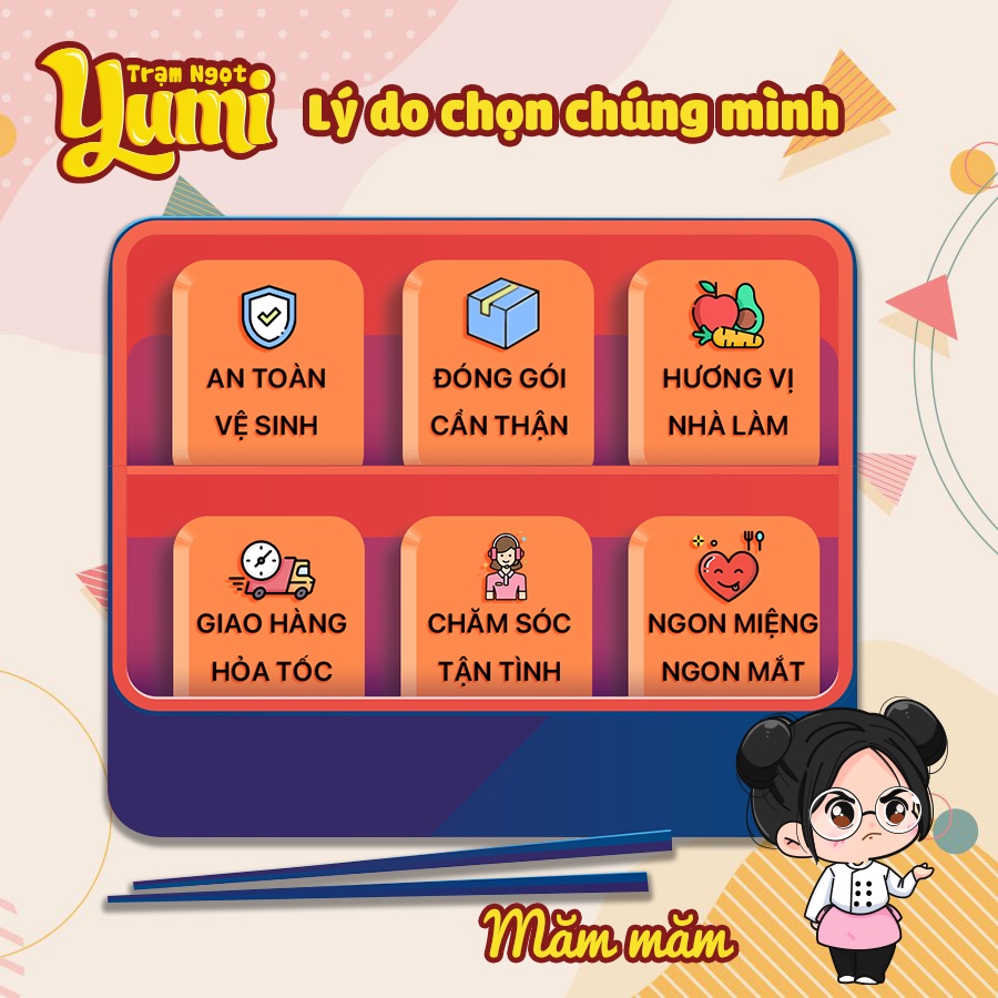 Mứt dừa non Yumi hoa quả ngọt phủ đường đồ ăn vặt trái cây thơm ngon