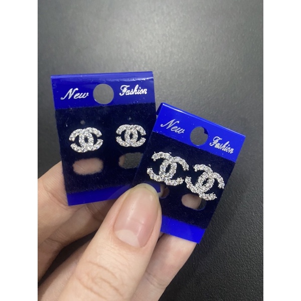 Bông tai, khuyên tai chữ X cá tính size mini cute