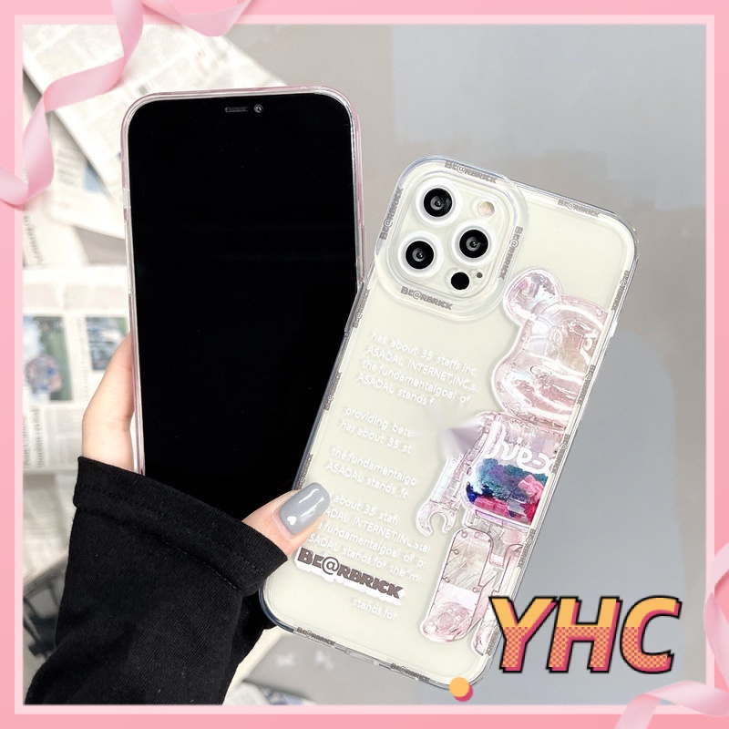 Ốp điện thoại gấu hoạt hình thích hợp cho iPhone 6/6S Plus/7/7plus/8/8plus/X/xr/xs/11/12-243