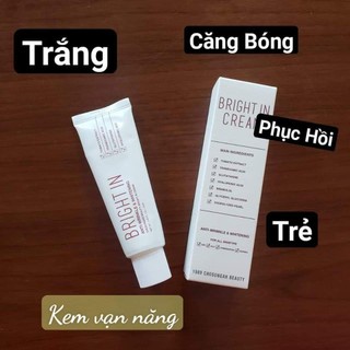 Kem dưỡng truyền trắng anti - wrinkle & whitening chosungah beauty bright in cream 50ml