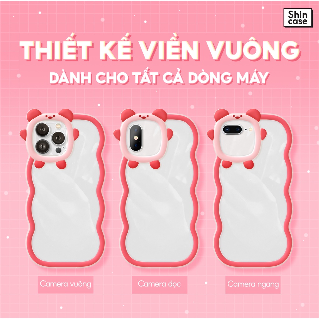 Ốp lưng iphone viền gấu sóng Gia đình gấu 6/6plus/6s/6splus/7/7plus/8/8plus/x/xs/11/12/13/14/pro/max/promax/plus