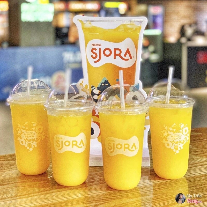 2 Hộp nước trái cây cô đặc Sjora xoài đào