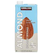 Sữa hạnh nhân Organic không đường Kirkland Signature Almond Non-Dairy Beverage – Unsweetened Hộp 946ml
