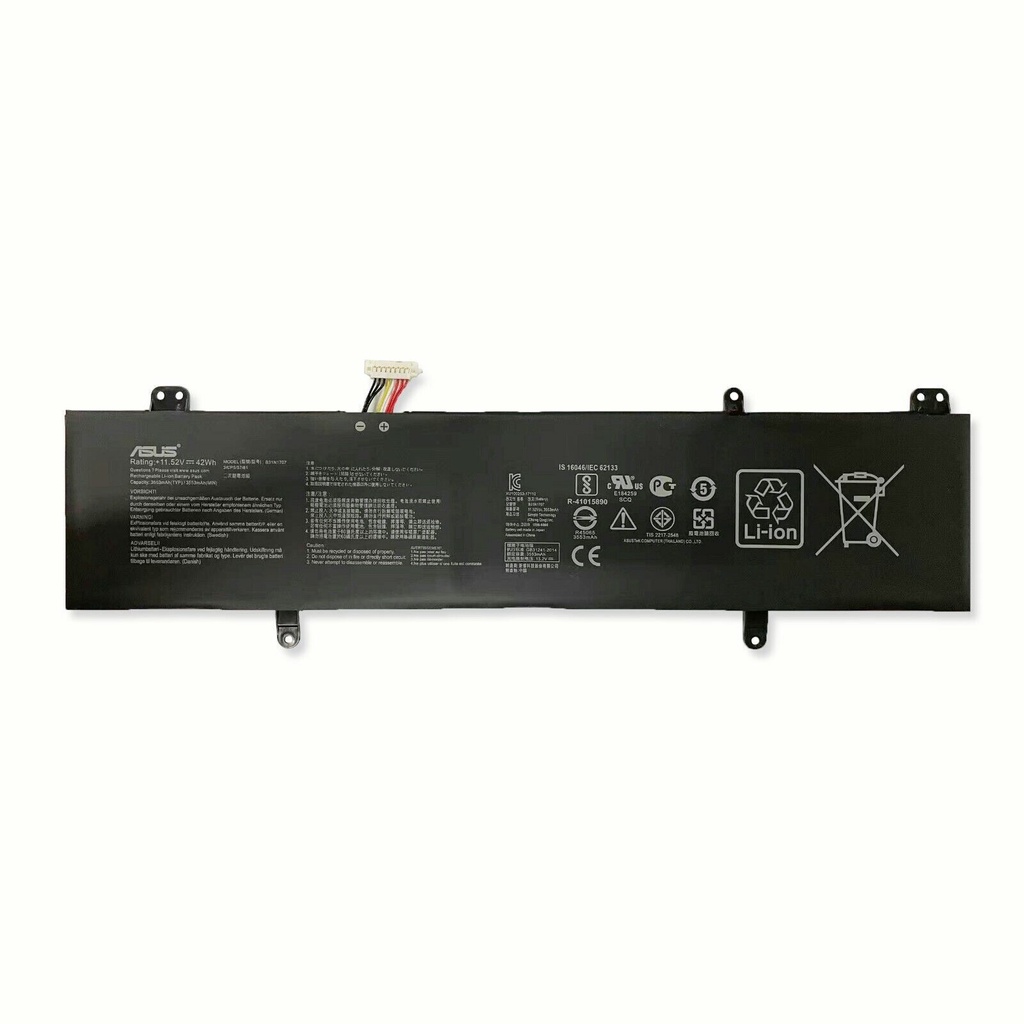 💖 Pin Asus Original S4200U X411UA X411UF X411UN X411UQ B31N1707 Battery