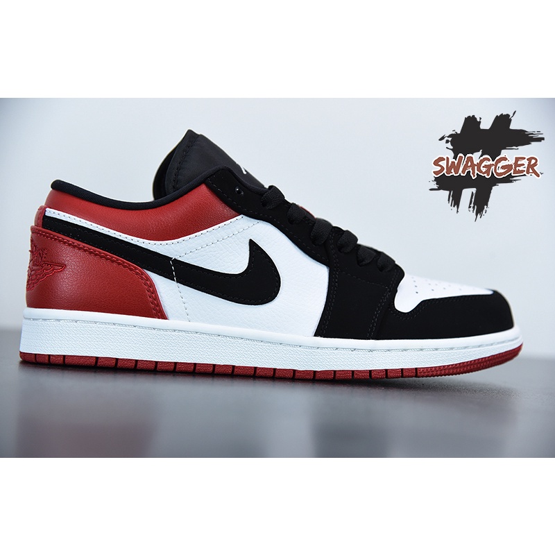 Giày Jordan Cổ Thấp Đen Đỏ Giầy Sneaker JD Đỏ Hàng Đẹp Full Size Full Box Free Ship