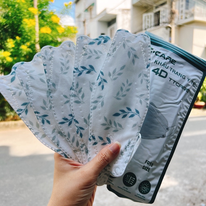 Combo 50 Khẩu Trang Họa Tiết - KF94 4 lớp cao cấp