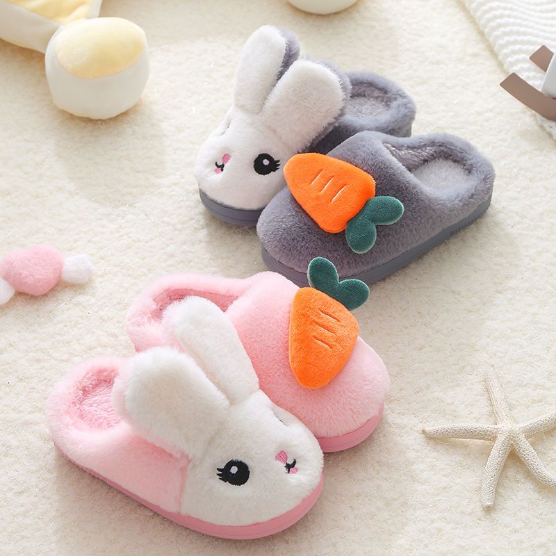 Dép Bông Đi Trong Nhà Chống Trượt Thời Trang Thu Đông 2022 Dễ Thương Cho Mẹ Và Bé