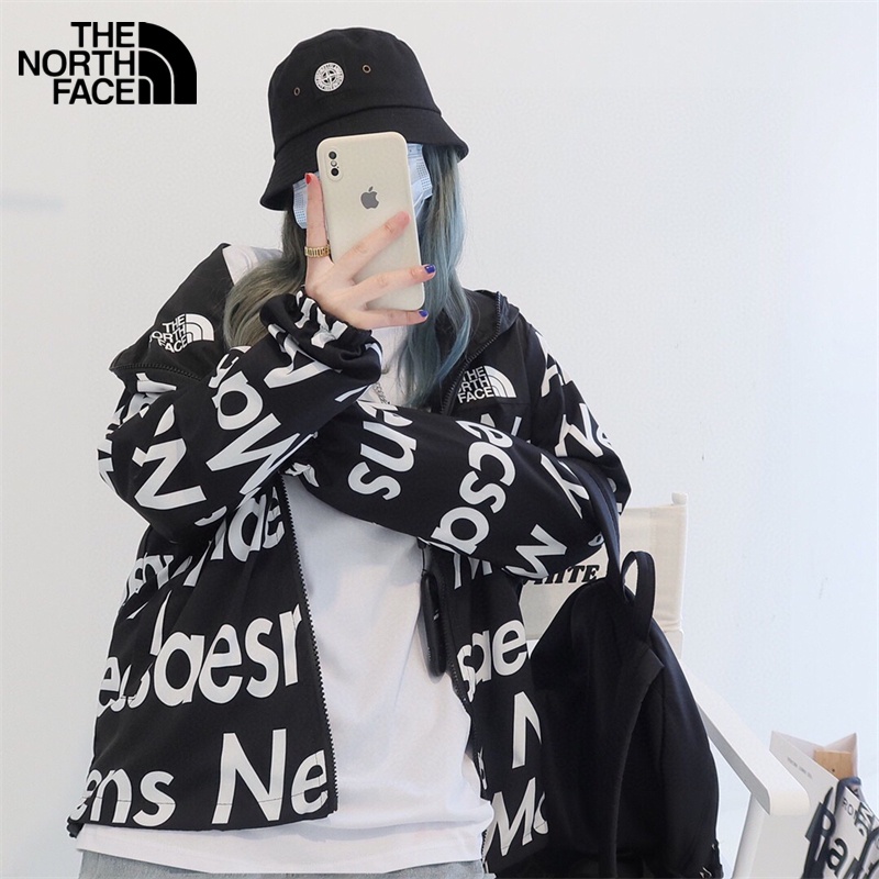 Áo Khoác Gió The North Face Có Mũ Trùm Cá Tính Dành Cho Nam Và Nữ
