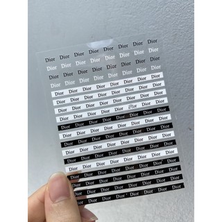 Sticker dán móng chữ thương hiệu
