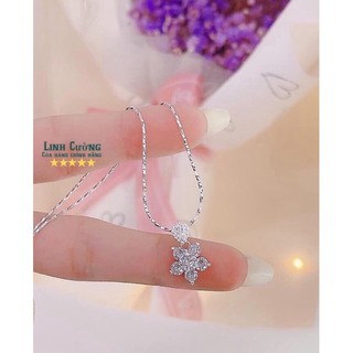Dây chuyền mặt hoa bạc ta cực xinh bạc s925