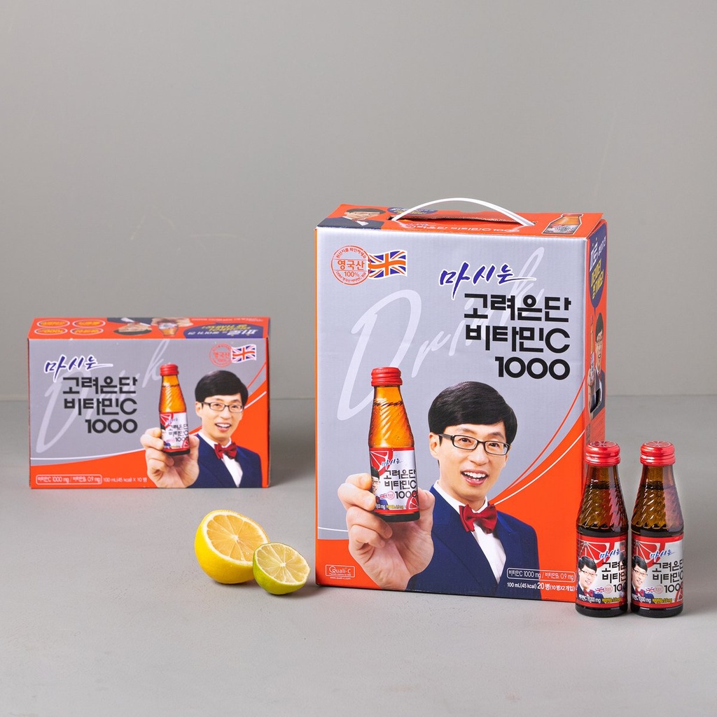  2 Chai Nước Uống Vitamin C 1000 Hàn Quốc KGC Cheong Kwan Jang Korea Eundan