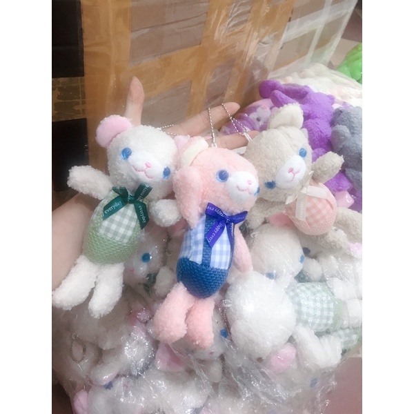 Sỉ 5 móc khoá gấu bông hàng Quảng Châu cao cấp