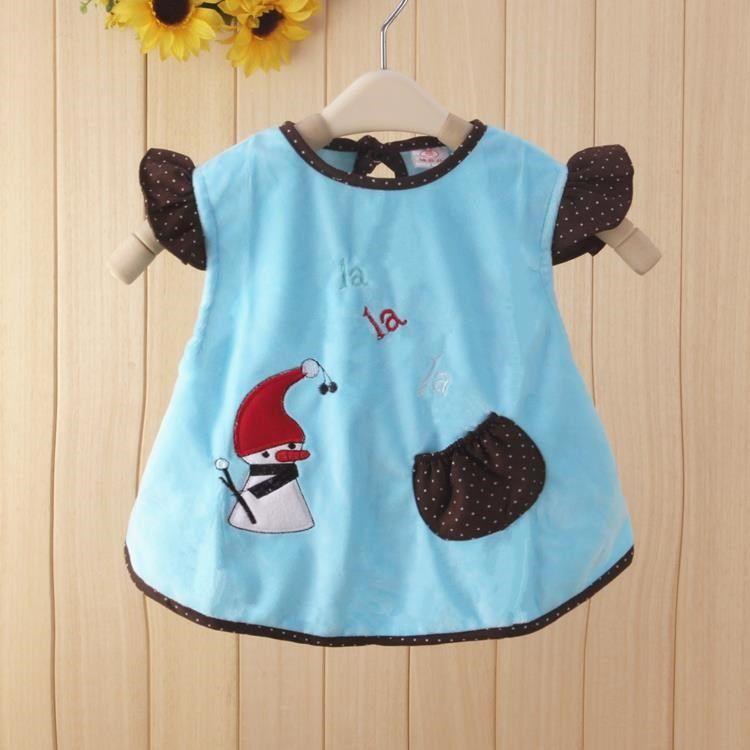 Tạp Dề Cotton Không Tay Chống Thấm Nước Phong Cách Công Chúa Cho Bé Gái
