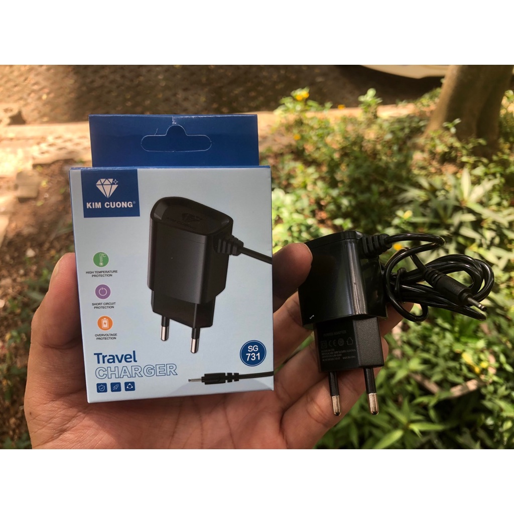 Sạc Nokia Chân Kim , Sạc Liền dây Kim Cương SG-730 6101 chui nhỏ