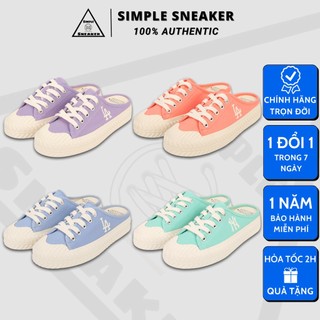 Giày MLB Playball Mule NY Chính Hãng 💙SIMPLE SNEAKER💙 MLB Playball Origin Mule New York Yankees Auth [32SHS1111-07P]