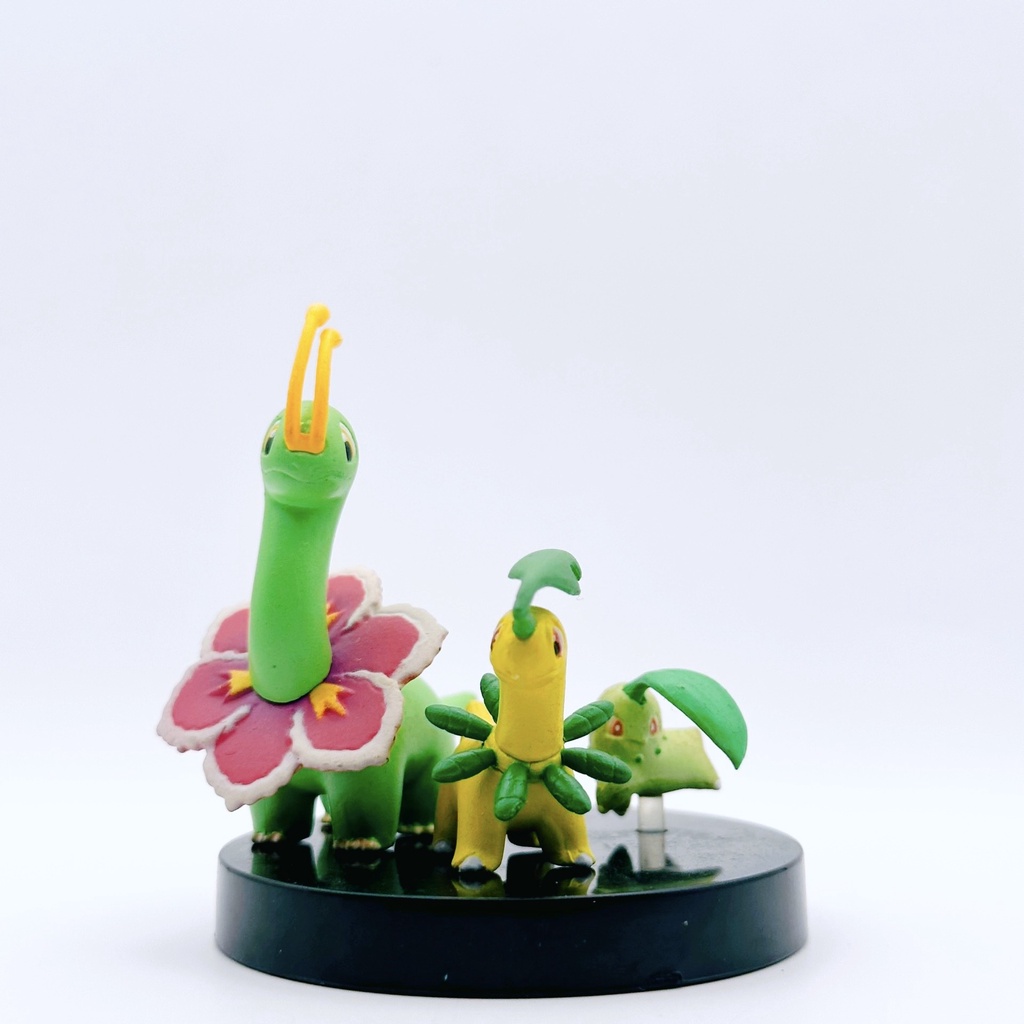 [Chính Hãng] Mô Hình Pokemon Tomy Zukan 1/40 Chikorita, Bayleef, Meganium