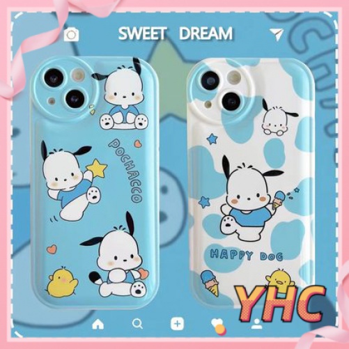 ốp iphone  Silicon Mềm Hình Cún Dễ Thương Cho Iphone6 6splus 7 7plus 8 8plus XR x xs 12 11 pro max plus 13 promax-5001