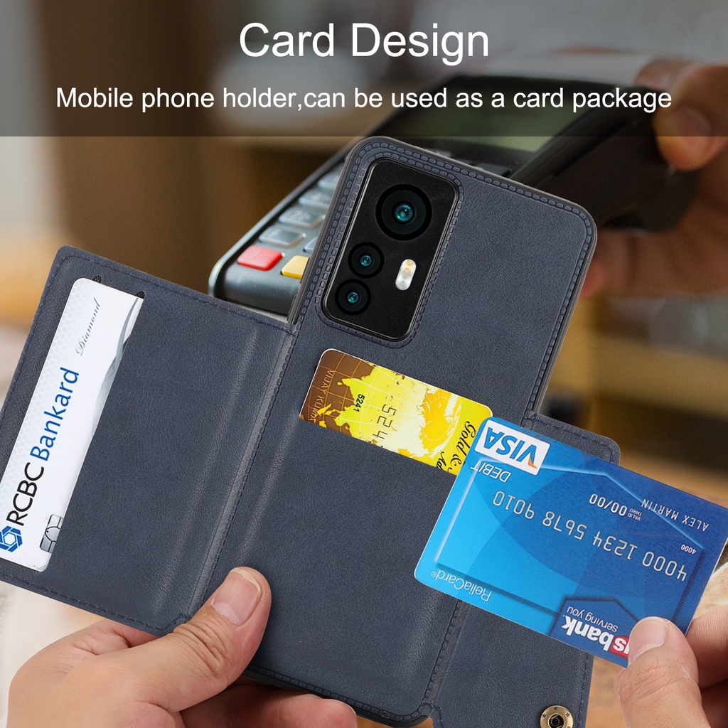 Ốp điện thoại Kiểu Ví Tiền Cho Redmi note 11 11s 10 10s PRO 10C 8A 9T 7A 4G 5G 10X PRO