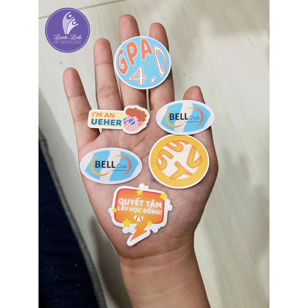 In sticker theo yêu cầu chống thấm 1 tờ A4