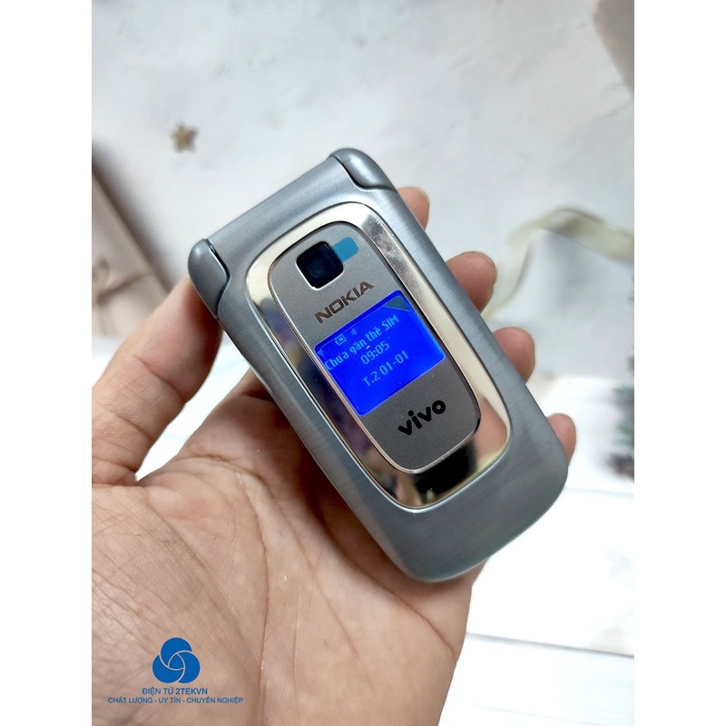 Điện thoại độc Nokia 6085 nắp gập 2 màn hình giá rẻ kèm pin sạc