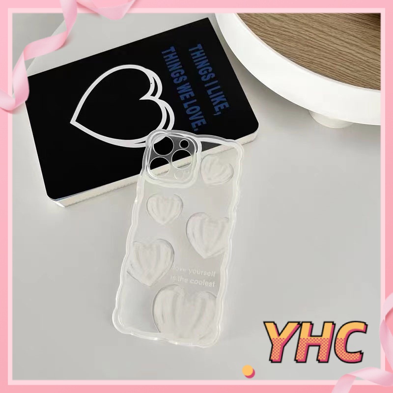 Ốp Điện Thoại Tpu Trong Suốt Hình Trái Tim iPhone 6-6splus 7 7plus 8 8plus XS XR XS Max 11 12 13 Pro Max Plus Promax / - 1018