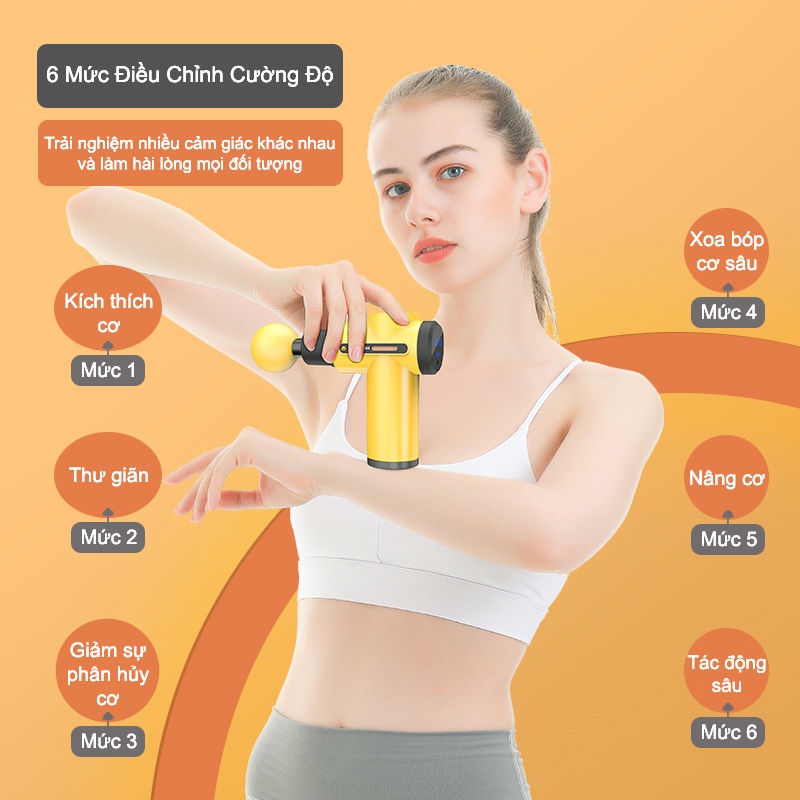 Máy Massage Cầm Tay. Máy Mát Xa Toàn Thân Cao Cấp