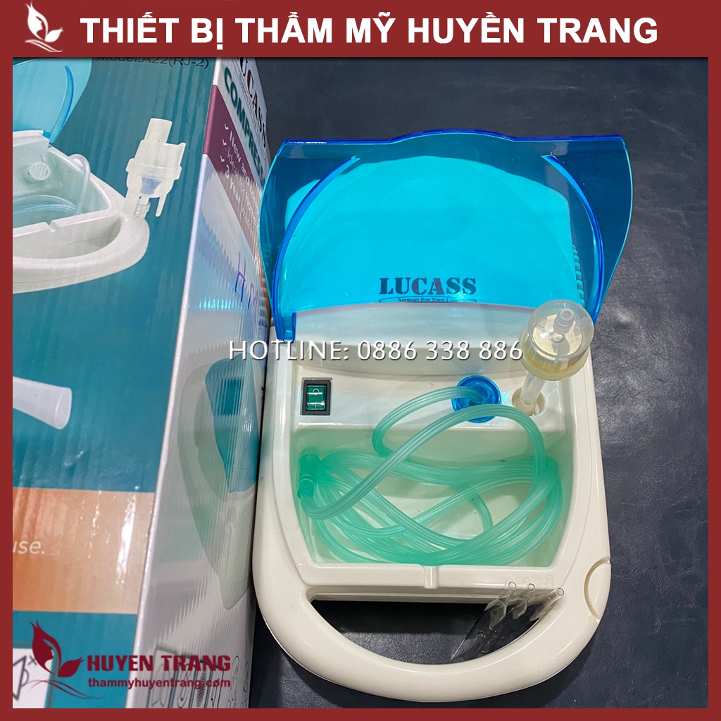 Combo Máy Xông Hơi DT03 Và Máy Hút Mụn LUS01 Thẩm Mỹ Huyền Trang NANOCEE