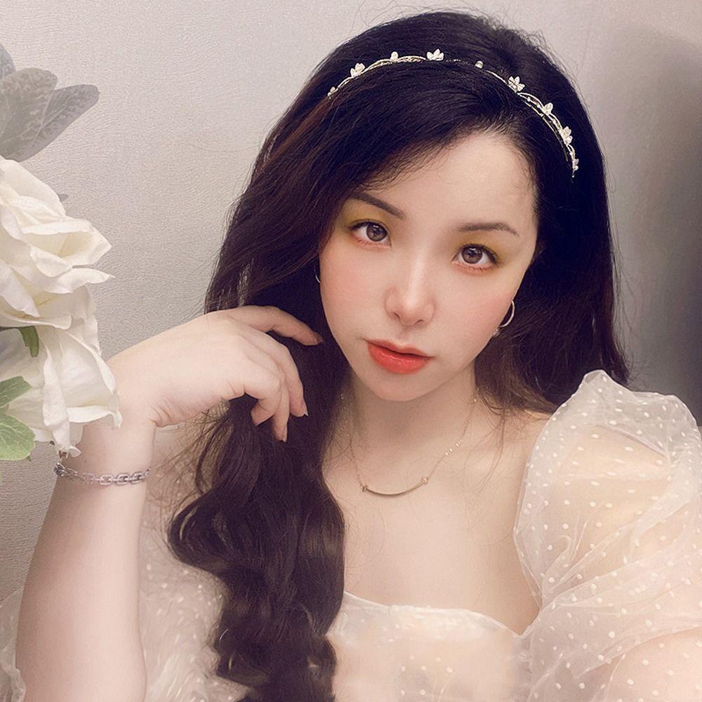 ANEMONE Cài Tóc Hình Vương Miện Đính Đá Thời Trang Cho Nữ