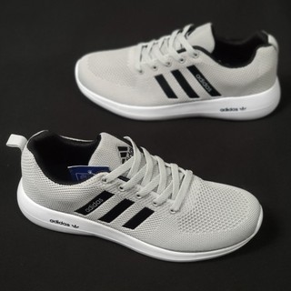 Giày Adidas nam xám đen
