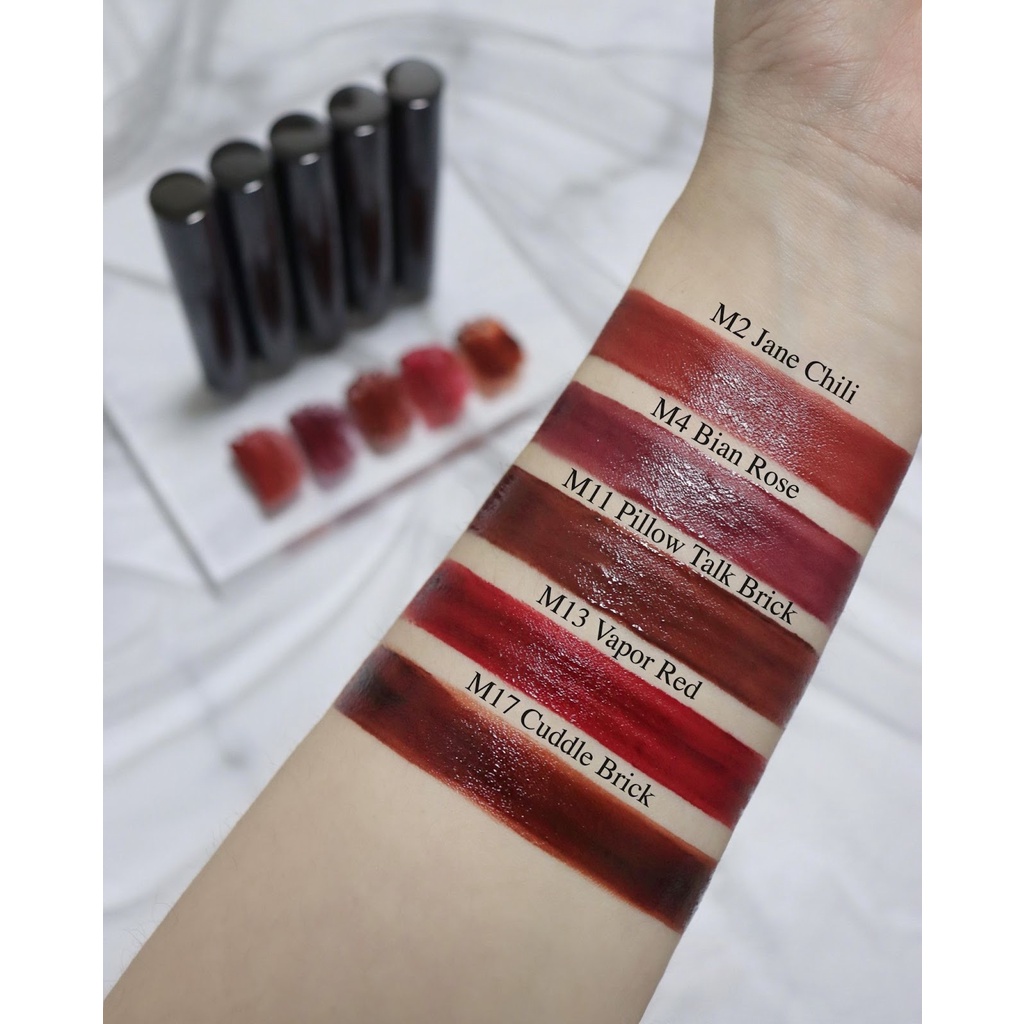 Son Kem Siêu Lì, Mịn Môi Merzy Noir In The Mellow Tint